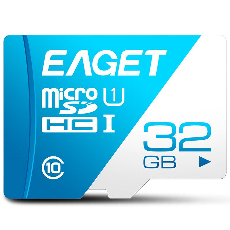 EAGET T1 Micro SD Card 64GB 32GB 16GB Memory Card 128GB TF Card Class10 UHS-I 80MB S Microsd Memory Card for Smartphone