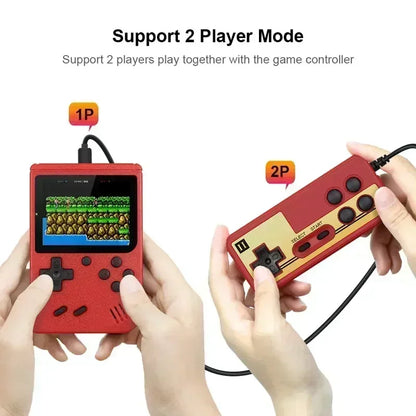 Retro Portable Mini Handheld Video Game Console 8-Bit 3.0 Inch LCD Color Kids Game Player Built-In 500 Games for Kid Xmas Gift