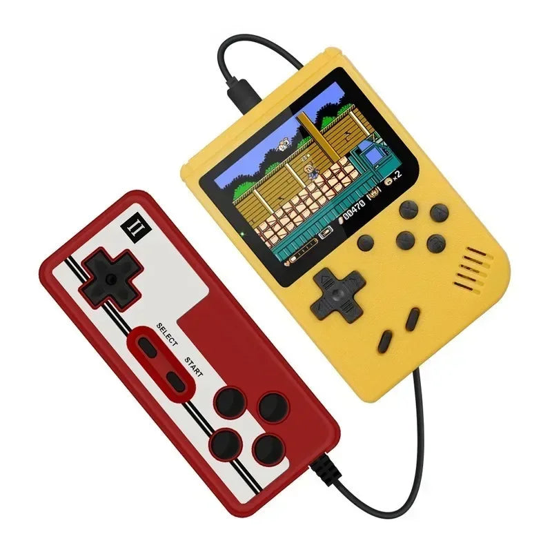 Retro Portable Mini Handheld Video Game Console 8-Bit 3.0 Inch LCD Color Kids Game Player Built-In 500 Games for Kid Xmas Gift