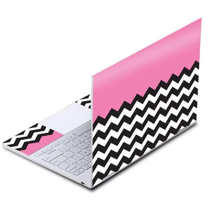 Cf-Gopixb-Pink Chevron Carbon Fiber Skin Decal Wrap for Google Pixelbook - Pink Chevron