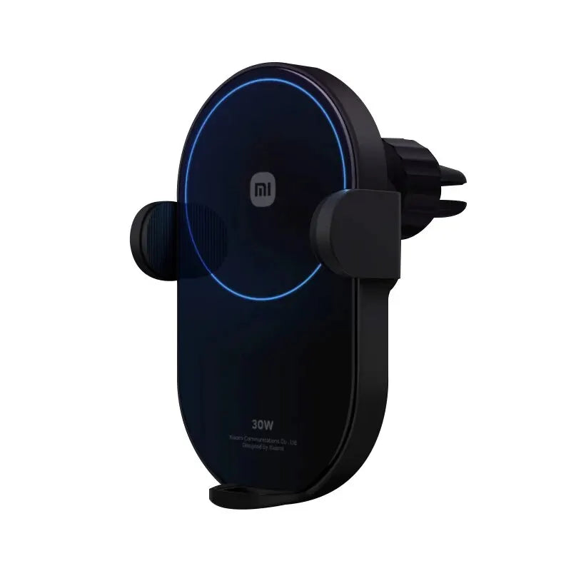 Original  30W Max Wireless Car Charger Auto Fast Quick Charging Support Power-Off and Inductive Expansion Phone Holder