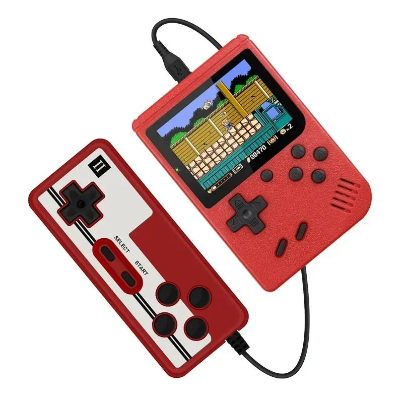 Retro Portable Mini Handheld Video Game Console 8-Bit 3.0 Inch LCD Color Kids Game Player Built-In 500 Games for Kid Xmas Gift