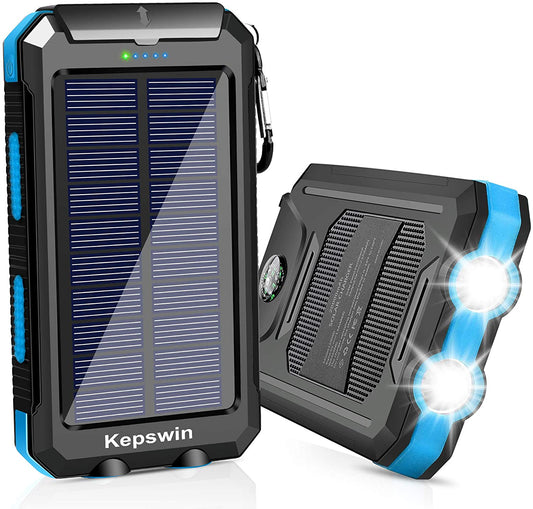 Cargador Portatil 2000000 Mah Solar Bateria USB Dual Para Celular Iphone Android