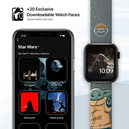 Star Wars: the Mandalorian Officially Licensed Smartwatch Band (Watch Not Included)