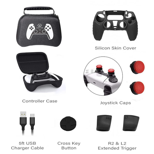 Ps5 Accessory, Ps5 Controller Case, Ps5 Carrying Case, Ps5 Controller Grip, Ps5 Controller Skin, Ps5 Bag Travel Carry Case, Ps5 Controller Mod, Ps5 Controller Thumb Grip, Aim Controller Ps5