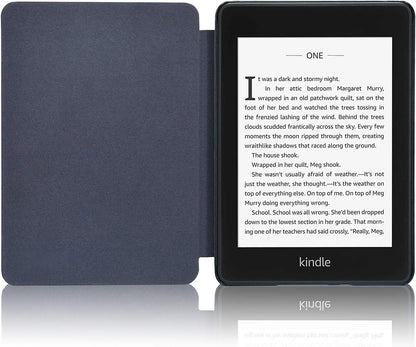 Kindle Paperwhite Case - All New PU Leather Smart Cover with Auto Sleep Wake Feature for Kindle Paperwhite 10Th Generation 2018 Released, Dark Blue