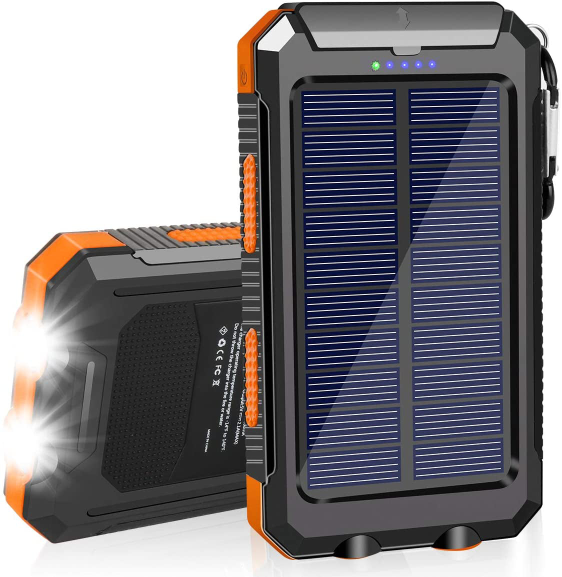 Cargador Portatil 2000000 Mah Solar Bateria USB Dual Para Celular Iphone Android