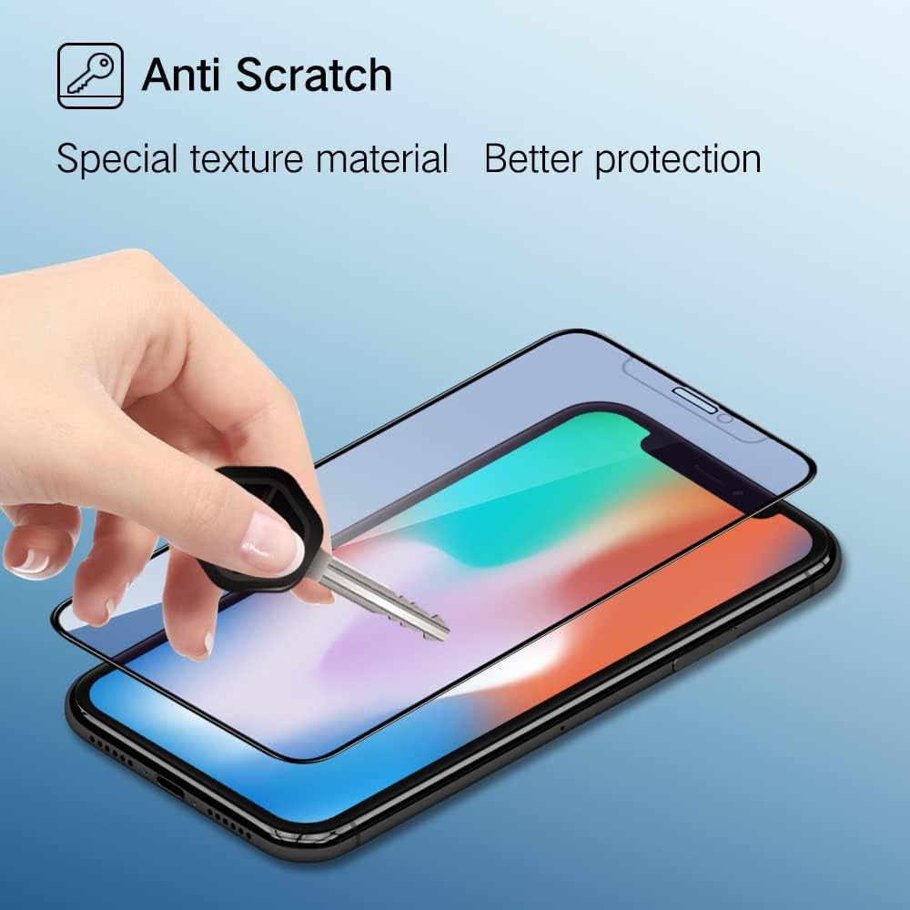 anti Blue Light Tempered Glass Screen Protector Compatible with Iphone 11, Iphone XR 6.1 Inch, Blue Light Blocker, HD Clear Eye Protection, Easy Installation with Alignment Frame (1 Pack)