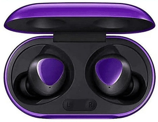 Street Buds plus True Bluetooth Earbud Headphones for Samsung Galaxy J Max - Wireless Earbuds W/Active Noise Cancelling - Purple (US Version with Warranty)