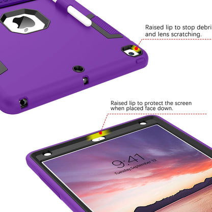 Ipad 9/8/7Th Generation Case with Pencil Holder, Case for Ipad 2021/2020/2019 10.2'',Deep Purple