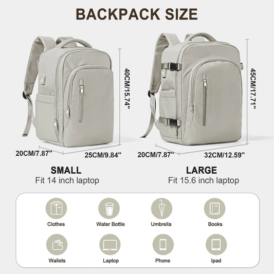 Laptop Bag Travel Backpack for Women Large Capacity Easyjet Carry-Ons 45X36X20 Backpack Ryanair 40X20X25, Men'S Cabin Backpack