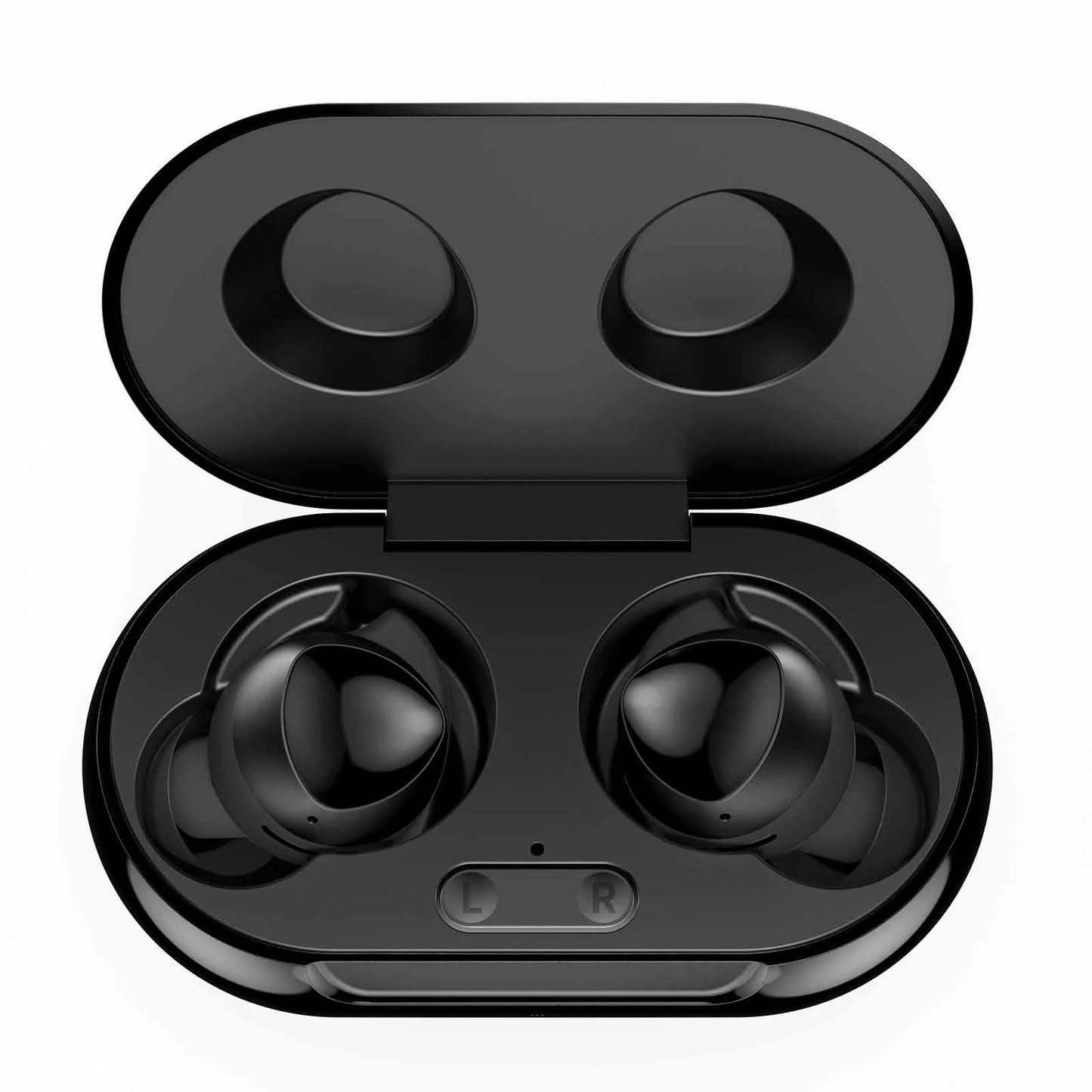 Street Buds Plus, True Wireless Earbuds W/Microphone (Wireless Charging Case Included), Black