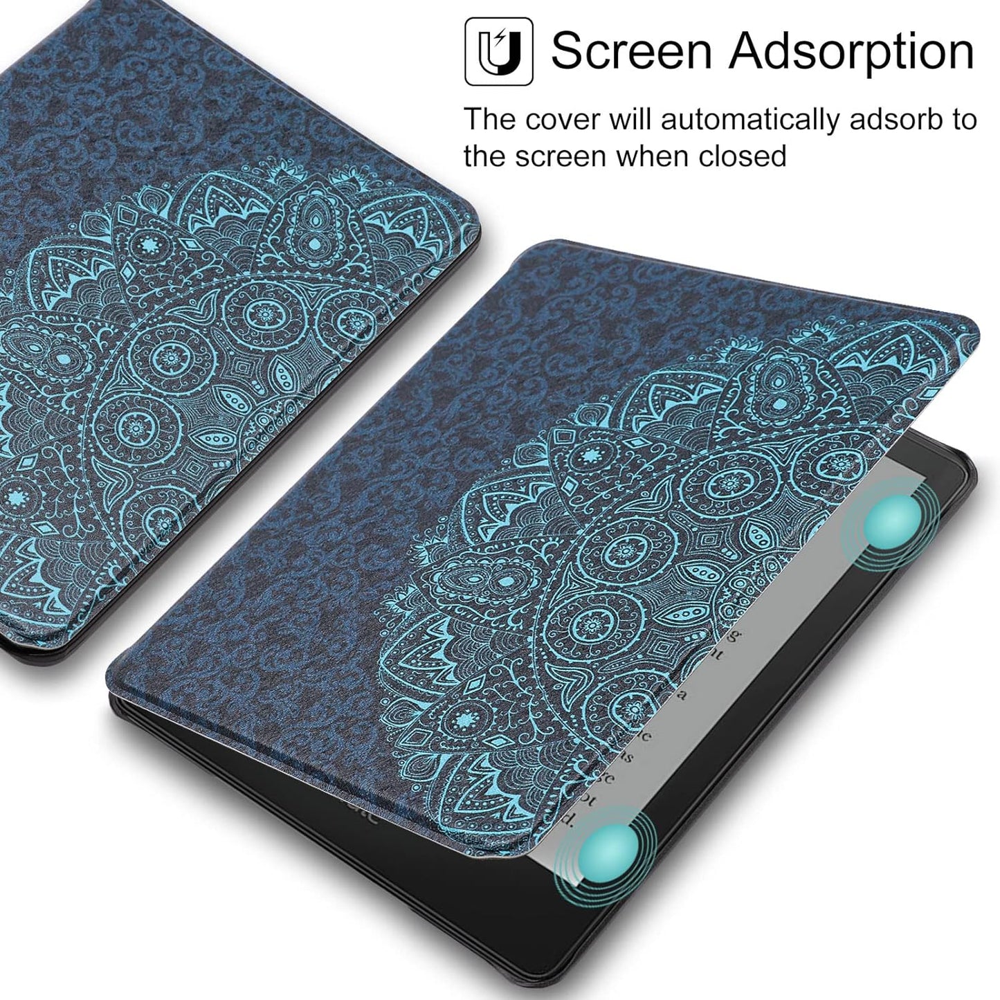 Case for 6.8” Kindle Paperwhite 11Th Generation 2021- Premium Lightweight PU Leather Book Cover with Auto Wake/Sleep for Amazon Kindle Paperwhite 2021 Signature Edition/Kids E-Reader