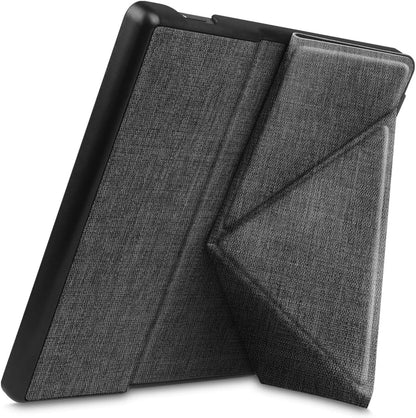 Origami Case for 7" Kindle Oasis (10Th/9Th Generation, 2019/2017 Release) - Slim Fit Stand Cover Support Hands Free Reading with Auto Wake Sleep, Denim Charcoal